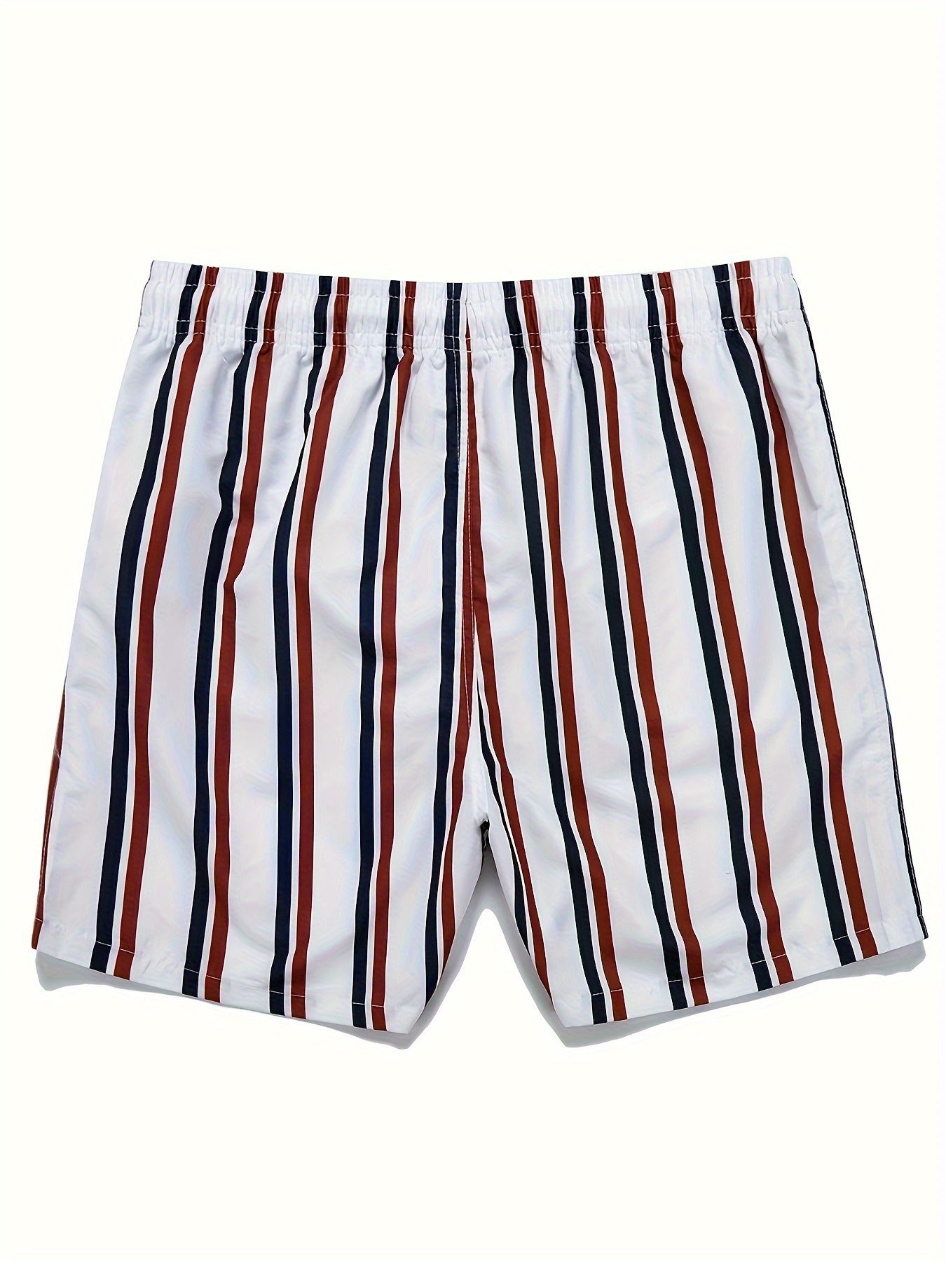 Herren Badeshorts mit Streifenmuster – Lässige Schwimmshorts für Freizeit und Strand