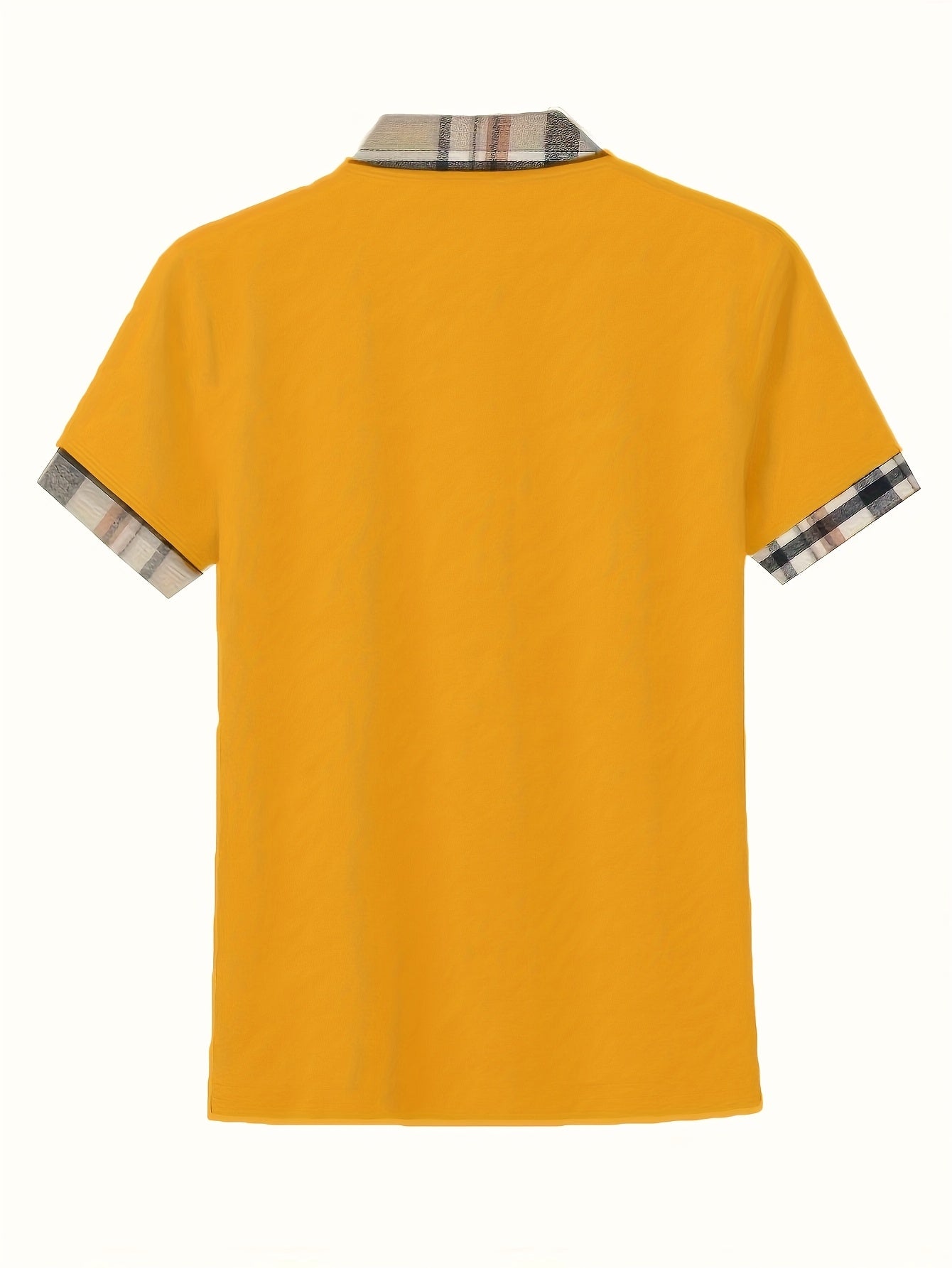 Damen Poloshirt mit Reißverschluss-Kragen und Karodetails – Modisches Freizeitshirt für Alltag und Ausgehen