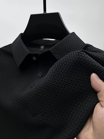 Herren Poloshirt mit Struktur – Casual Stil für Alltag und Freizeit