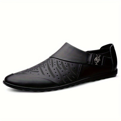 Herren Slip-On Loafer – Elegante Freizeitschuhe mit Prägung und modernem Design