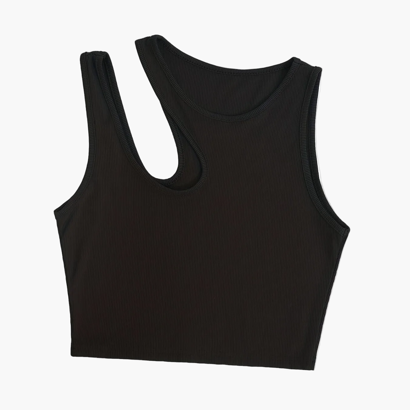 Damen Asymmetrisches Cropped Tanktop für trendige Sommer-Looks