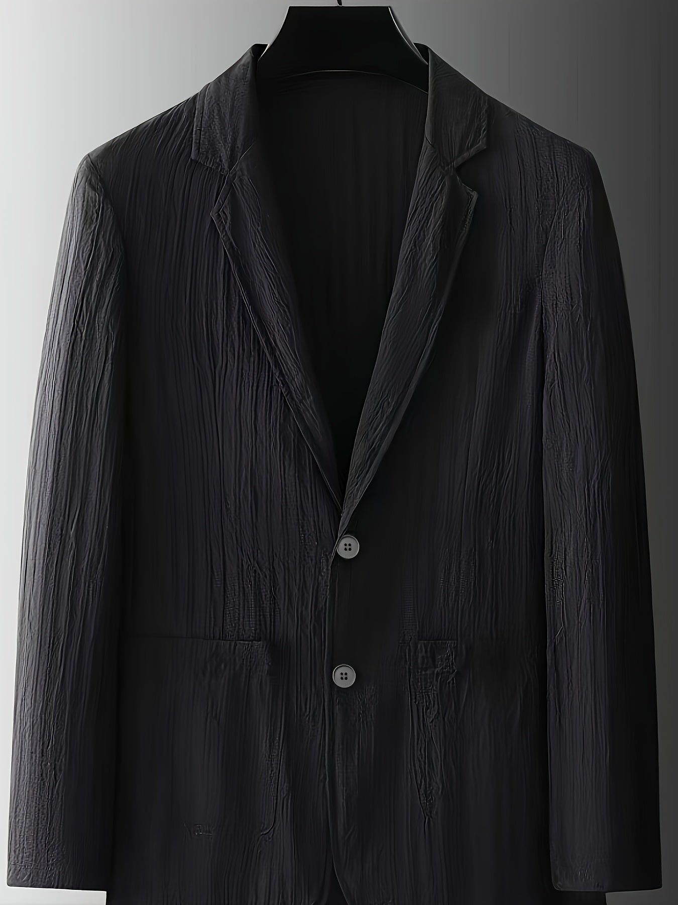 Herren Anzug mit modernem Streifen-Design – Eleganter Freizeitanzug für Frühling und Sommer