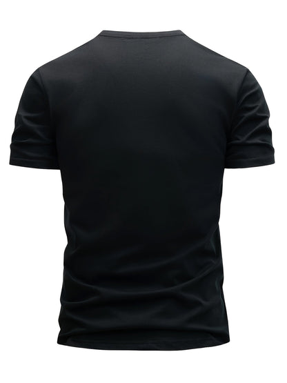 Herren T-Shirt 3er Set – Modernes Paris Print Design, Freizeit & Alltag, Rundhals