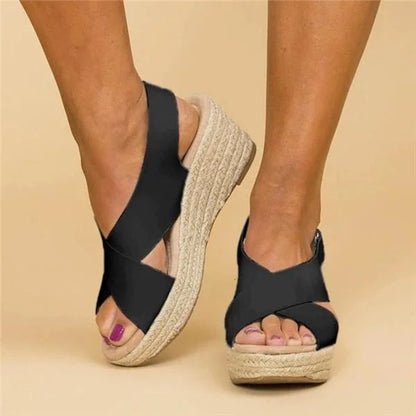 Damen Komfort Keilabsatz Sandalen – Elegante Sommerschuhe für Alltag & Freizeit