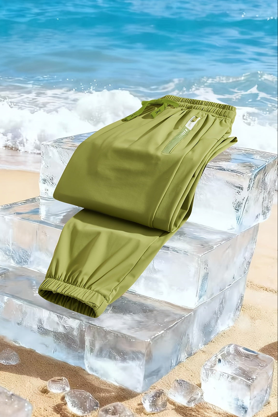 Herren Jogginghose für Sommer – Freizeit & Strand, Regular Fit, Elastischer Bund, Praktische Taschen
