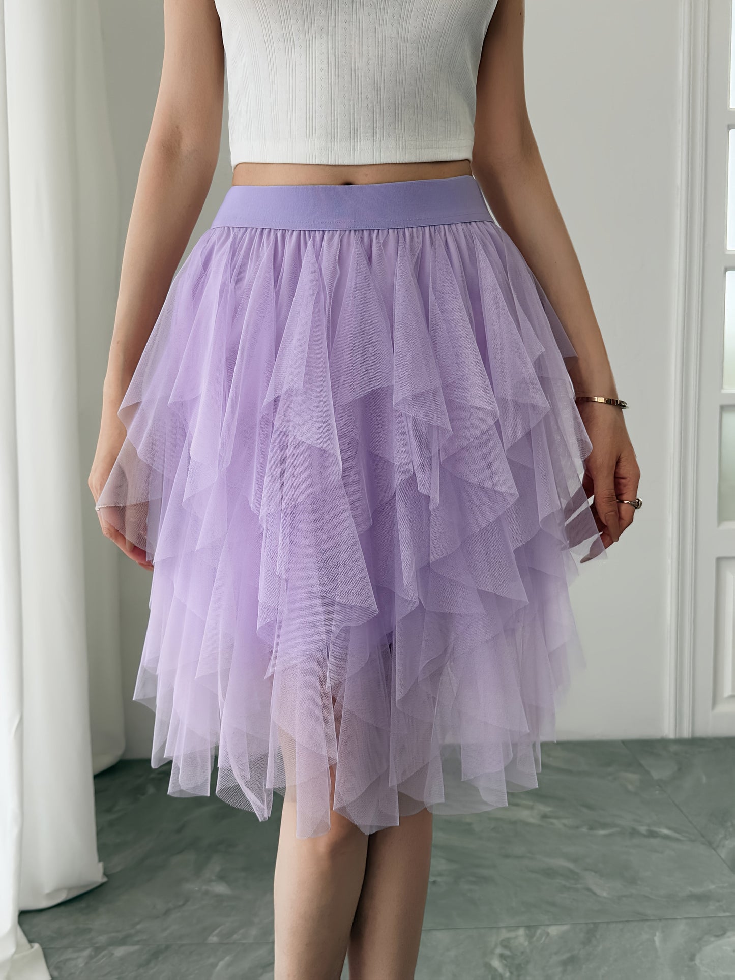 Damen Tüllrock – Verspielter Lagen-Look für Alltag und Feste