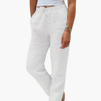 Damen Freizeithose mit Kordelzug – Komfortable Sommerhose für Alltag und Urlaub