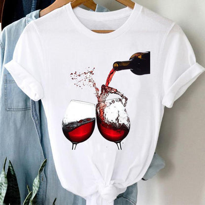 Miranda – Bedrucktes Damen-Shirt mit Kurzarm