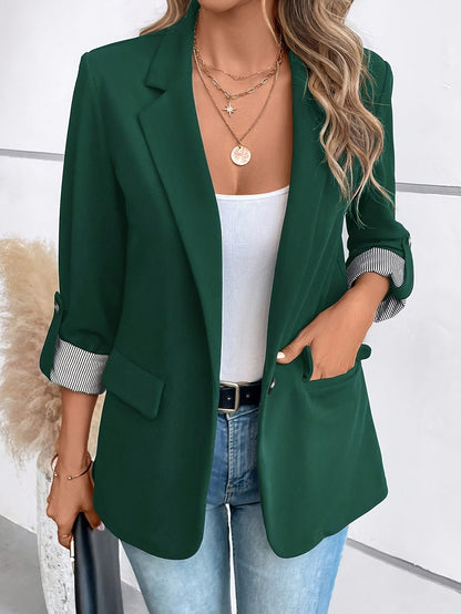 Damen Blazer Elegant Business Casual für Büro und Alltag