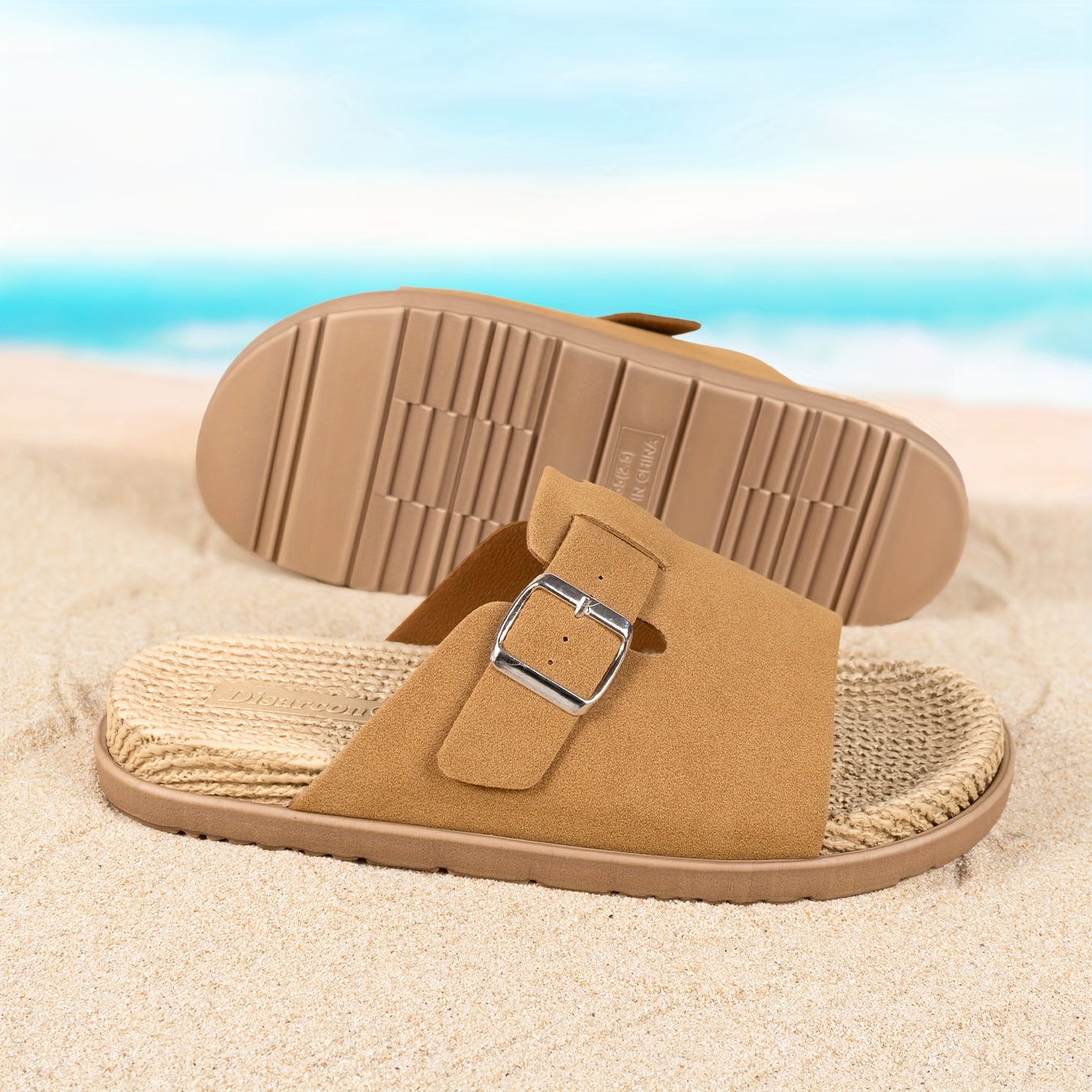 Herren Slide-Sandalen – Bequeme Freizeitschuhe mit Schnalle, ideal für Alltag & Freizeit