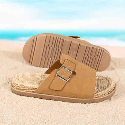 Herren Slide-Sandalen – Bequeme Freizeitschuhe mit Schnalle, ideal für Alltag & Freizeit