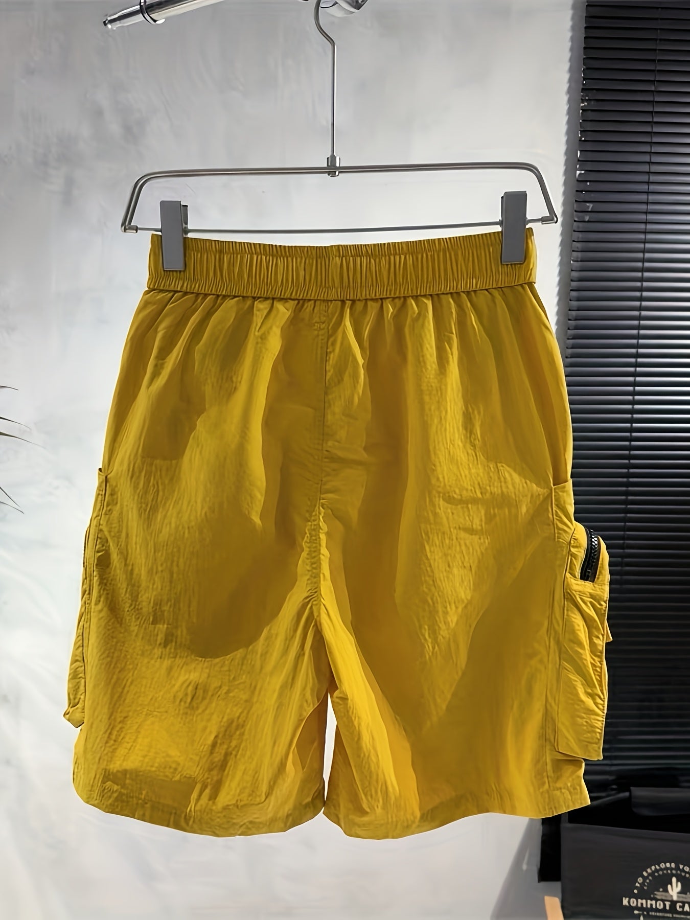 Herren Utility Cargo Shorts mit großen Taschen und verstellbarem Gürtel – Streetwear & Outdoor Style