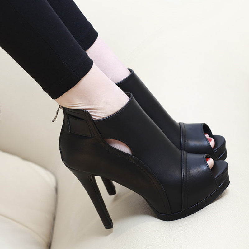 Vanessa – Damen High Heels mit Fischmaul