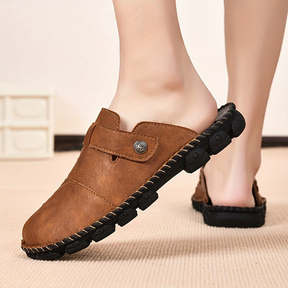 Herren Outdoor-Slipper Komfortable Freizeitschuhe mit rutschfester Sohle
