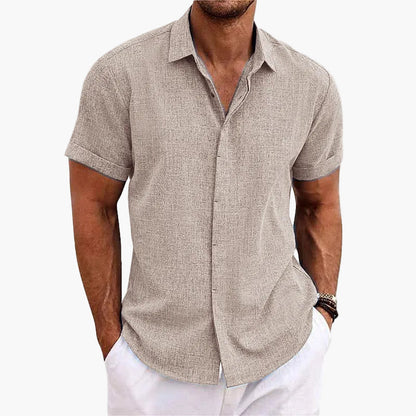 Herren Freizeithemd mit Reverskragen – Kurzarm, Sommer, Modern, Ideal für Alltag & Reisen