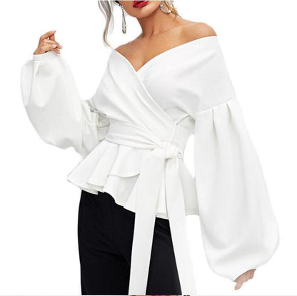 Grace – Damen Bluse mit Schleife