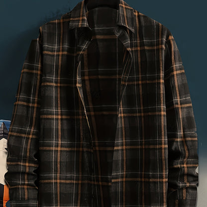 Herren Kariertes Freizeithemd – Klassischer Look für Büro und Alltag