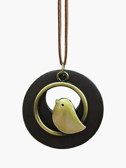 Unisex Vintage Halskette mit Retro-Vogelanhänger – Statement Schmuck für besondere Anlässe