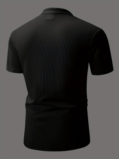 Herren Polohemd Modern Fit mit Stehkragen – Stilvolles Poloshirt für Büro und Freizeit