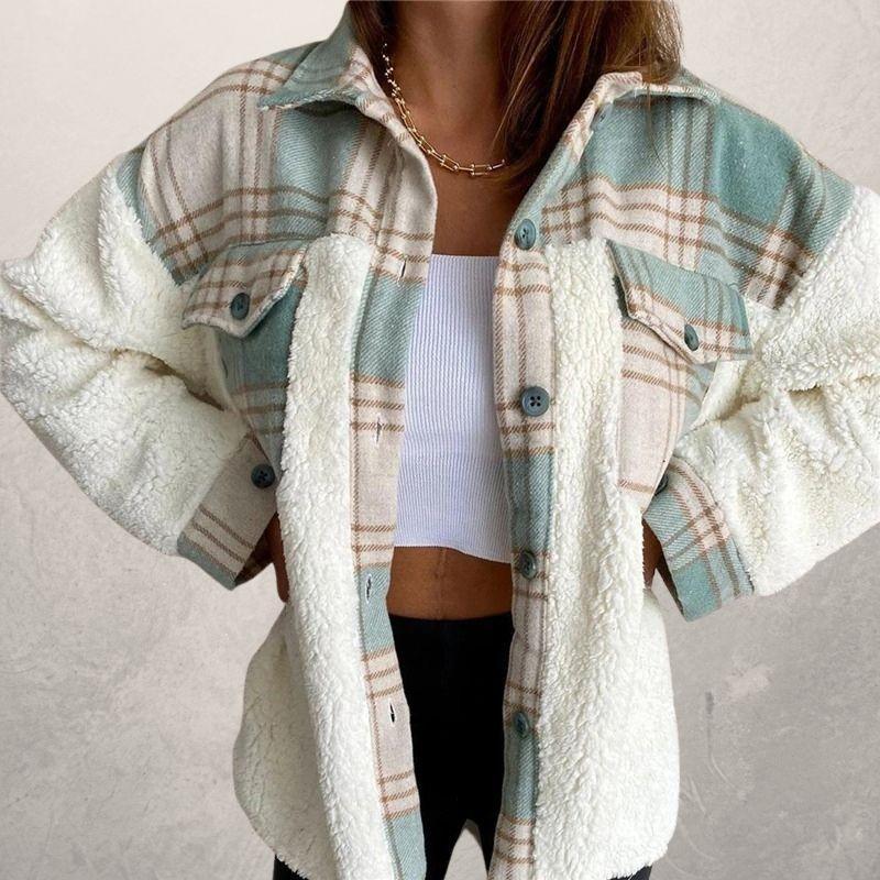 Kathryn – Damenjacke aus Weihnachts-Mesh-Kaschmir