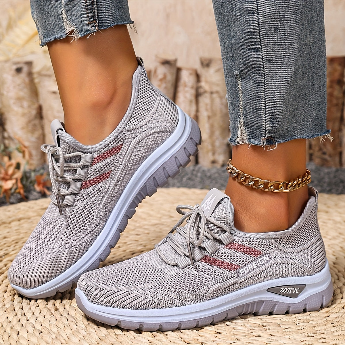 Damen Freizeitsneaker mit Komfortsohle für Alltag und Sport