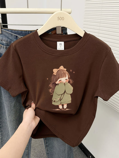 Damen Pyjama-Set mit Kurzarmshirt und Karohose für gemütliche Nächte