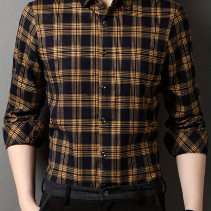 Herren Karohemd Modern Fit – Elegantes Business und Freizeit Hemd