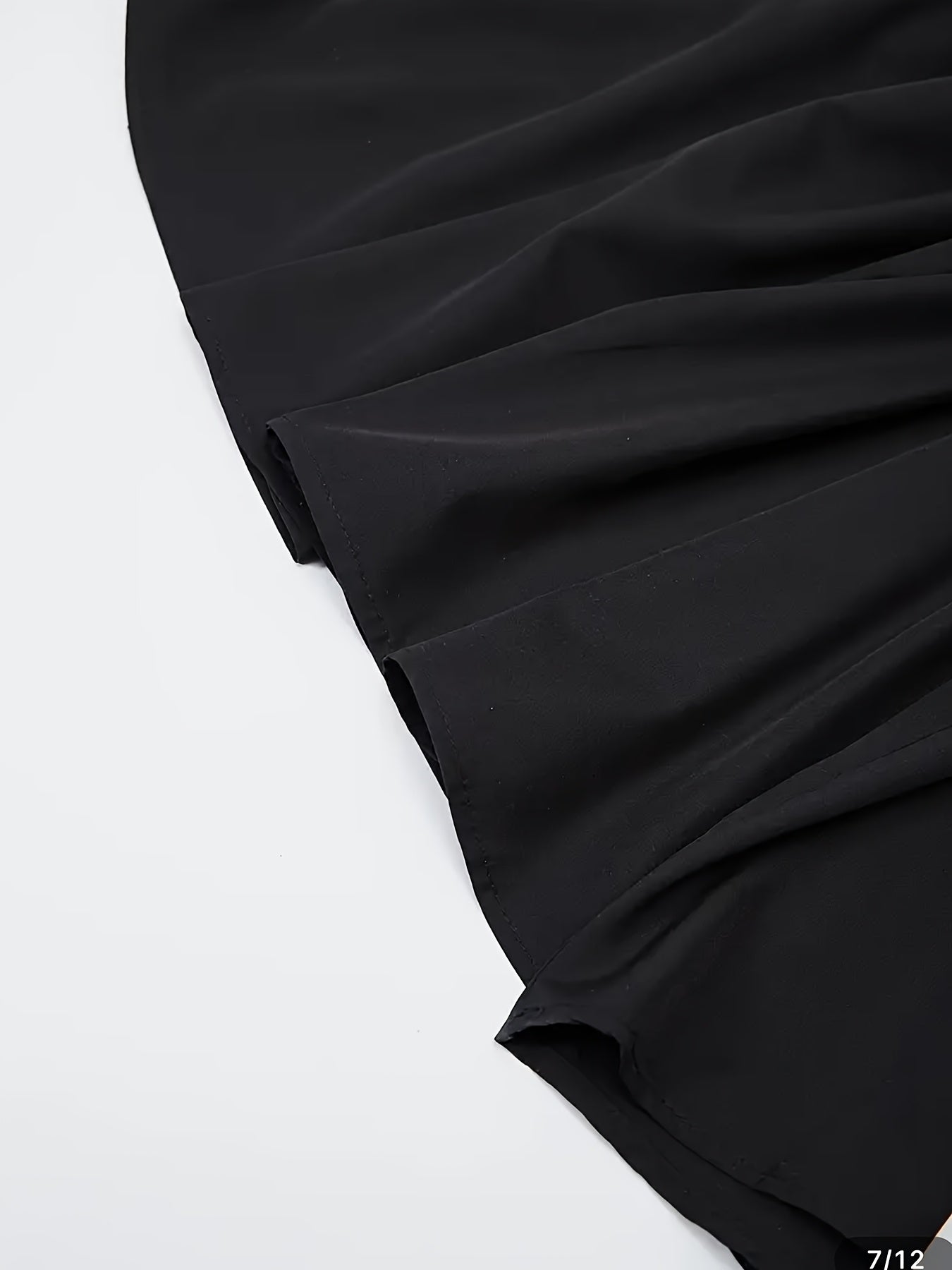 Elegant Black Sleeveless A-Line Midi Dress