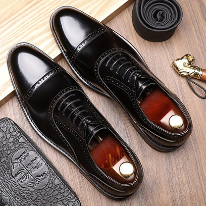 Herren Business Oxfordschuhe – Elegante klassische Schnürschuhe für Büro und festliche Anlässe
