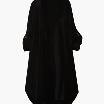 Damen Oversize Hemdblusenkleid im Casual-Look – Lässiges Shirtkleid für Alltag und Freizeit