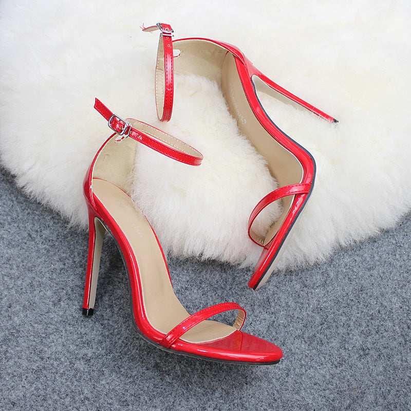 Amanda – Extrahohe Damen High Heels mit Fischmaul-Design