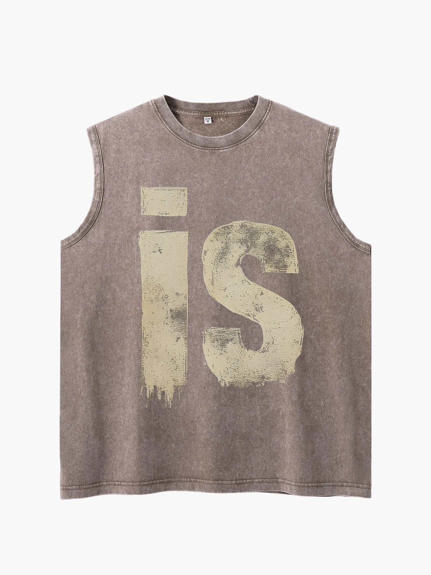 Herren Streetwear Muskelshirt mit Vintage-Print und Urbanem Stil – Ärmelloses Tank Top für Freizeit & Fitness