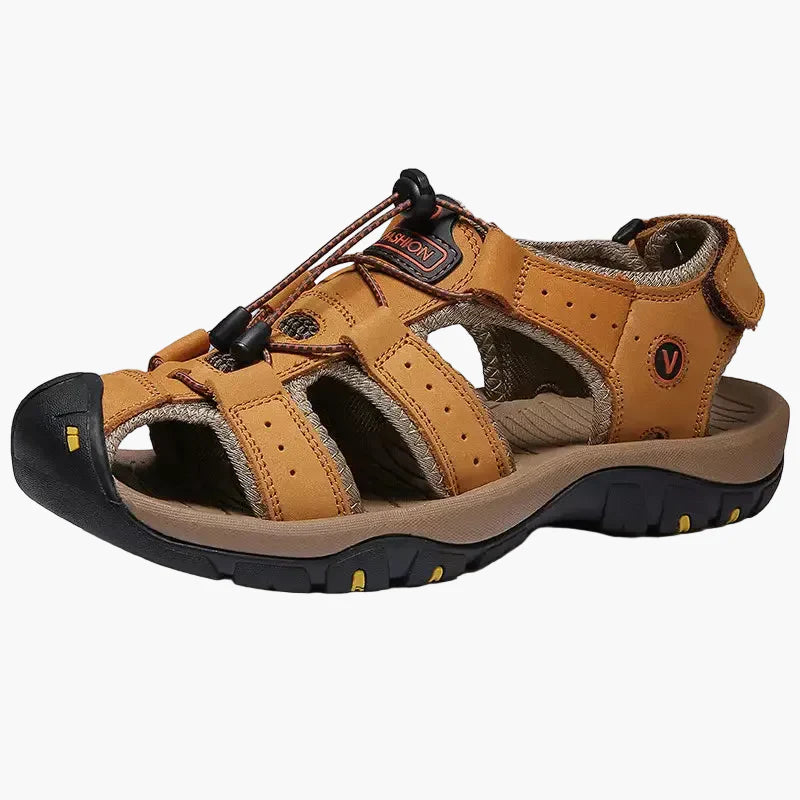 Herren Outdoor Trekking-Sandalen – Bequeme Wandersandalen mit Zehenschutz für Abenteuer und Alltag