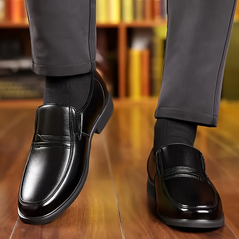 Elegante Herren Business-Slipper – Klassische Vintage-Lederschuhe für Alltag & Büro