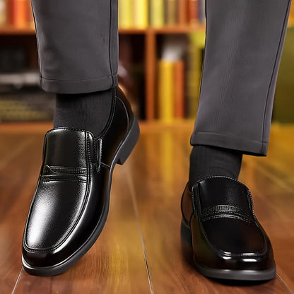 Elegante Herren Business-Slipper – Klassische Vintage-Lederschuhe für Alltag & Büro