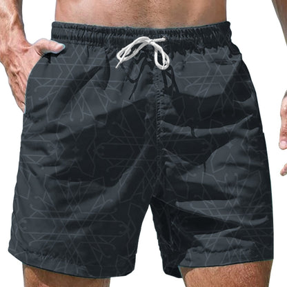 Herren Badeshorts – Sportliche Badehose mit Kordelzug, ideal für Strand und Freizeit