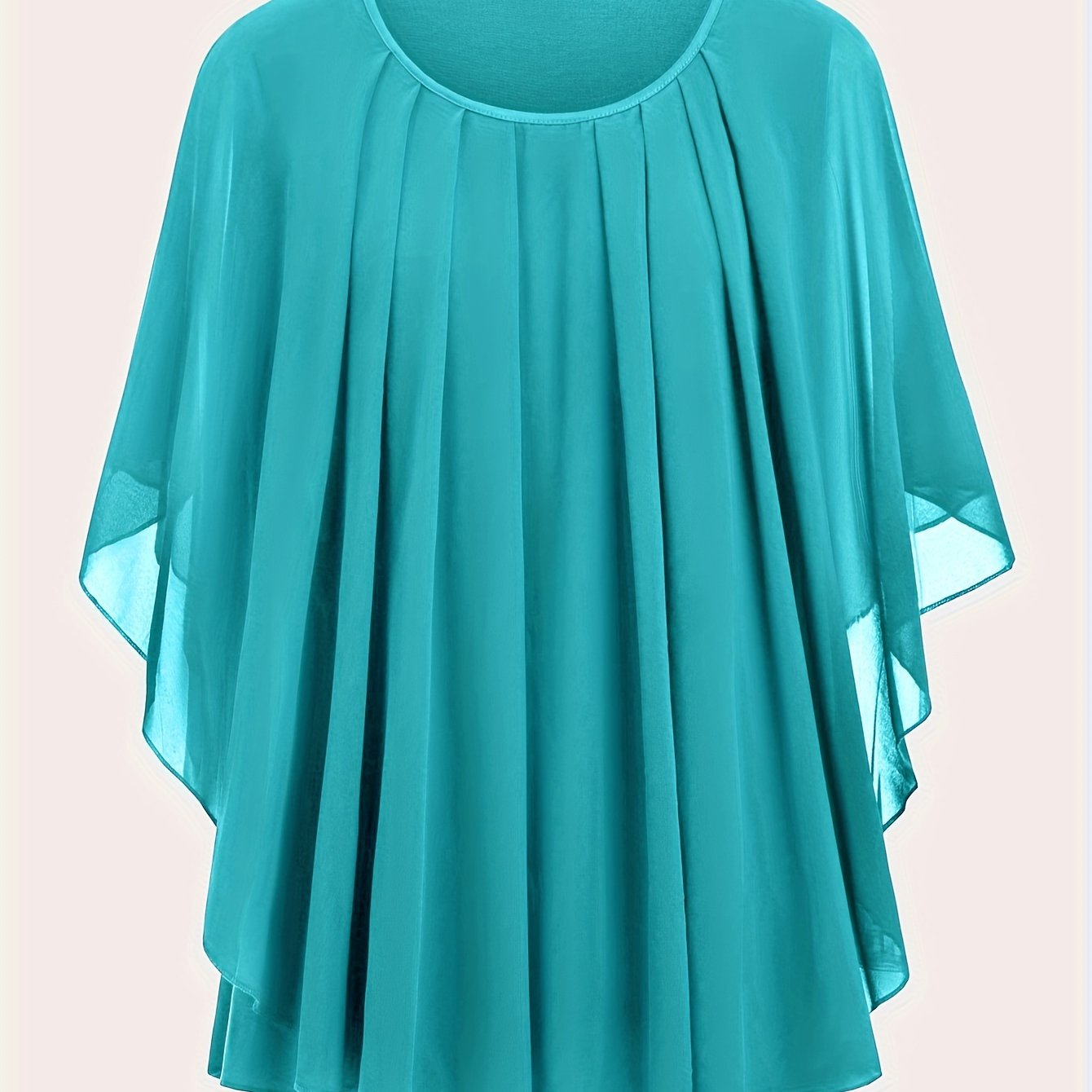 Damen Elegante Oversize Chiffon Bluse für festliche Anlässe und Alltag