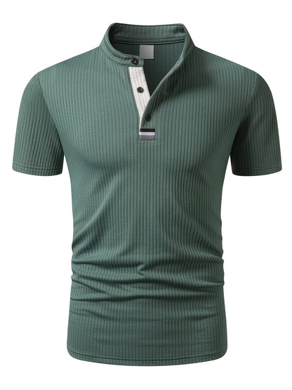 Herren Polohemd Modern Fit mit Stehkragen – Stilvolles Poloshirt für Büro und Freizeit
