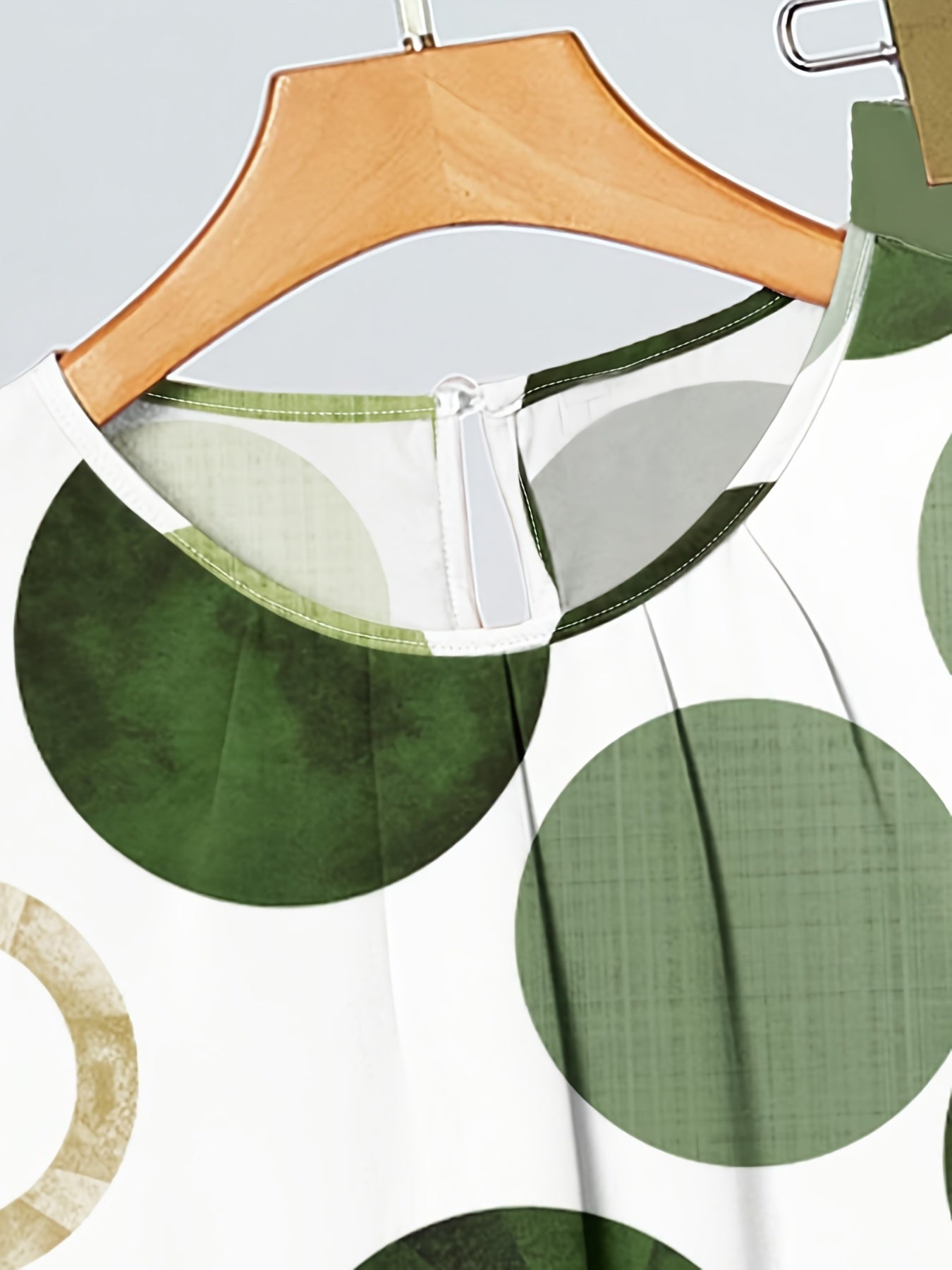 Damen Zweiteiler Set – Ärmelloses Top mit Muster & Weite Hose – Modischer Alltagslook