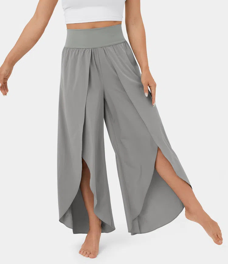 Zoe – Weite Damenhose mit hohem Bund