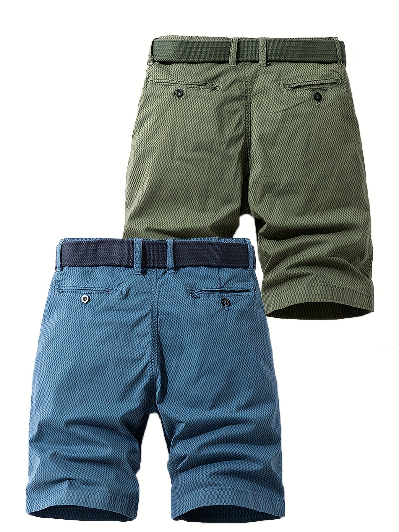 Herren Outdoor-Bermuda Shorts – Freizeit & Abenteuer, atmungsaktiv, mit Gürtel