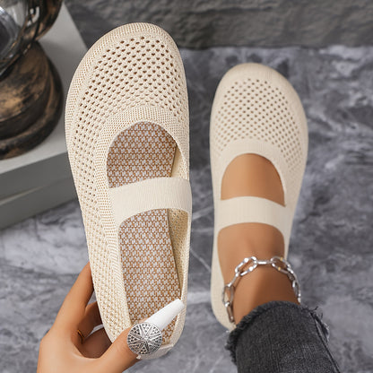 Damen Mary Jane Lauf- und Freizeitschuhe mit Belüftung und bequemer Passform