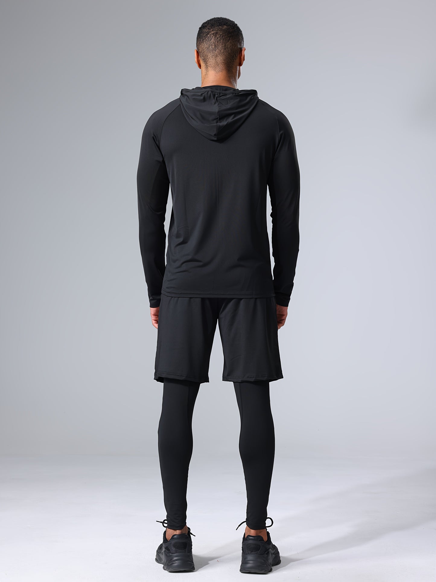 Herren Fitness Trainingsanzug 5-teilig – Sport Set für Training & Workout
