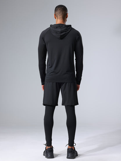 Herren Fitness Trainingsanzug 5-teilig – Sport Set für Training & Workout