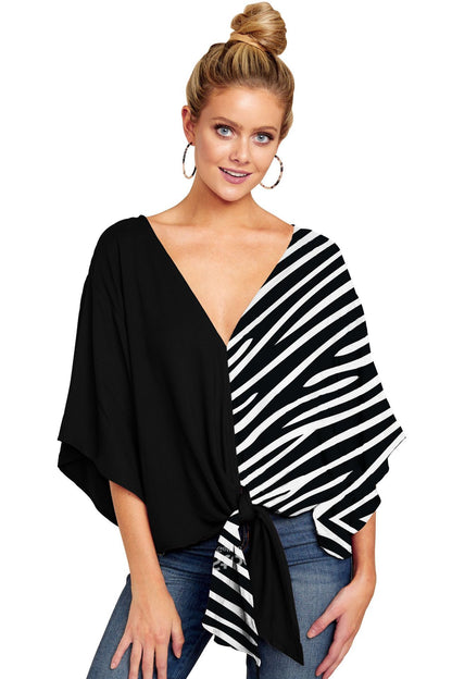 Sue – Oversize Bluse mit Leopardenmuster