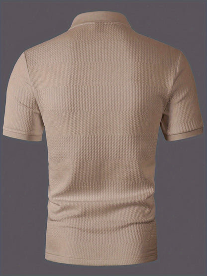 Herren Poloshirt – Modernes Freizeitshirt mit Struktur, Kurzarm, Ideal für Alltag und Business