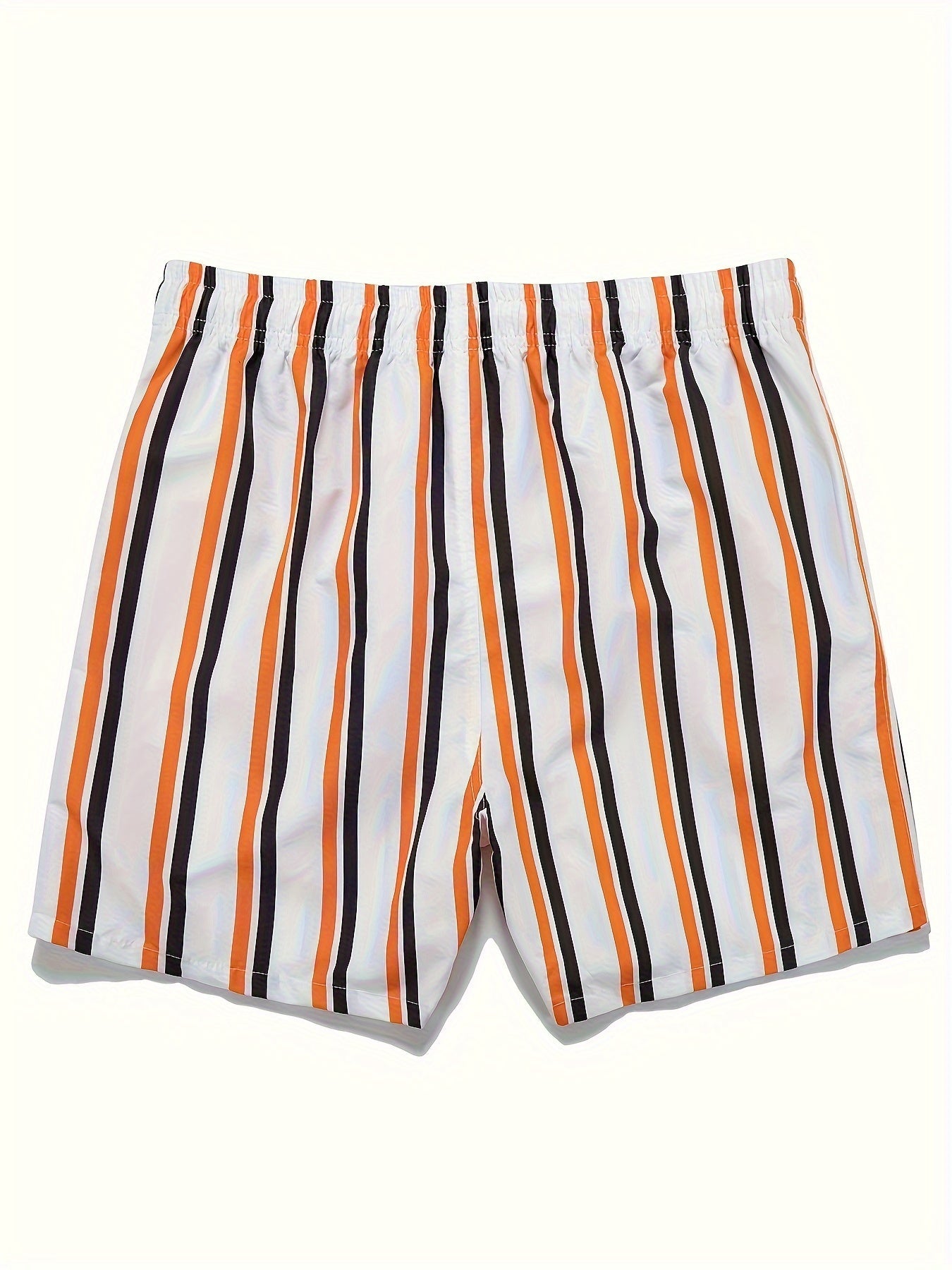 Herren Badeshorts mit Streifenmuster – Lässige Schwimmshorts für Freizeit und Strand