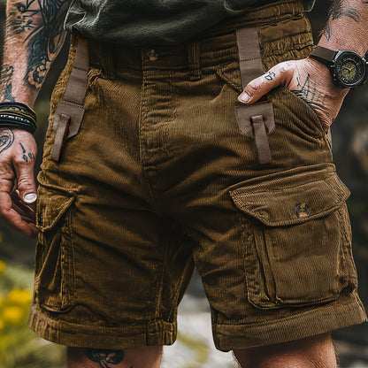 Herren Cargo Shorts mit Taschen und modernem Outdoor-Look