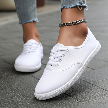 Damen Sneaker Low-Top Freizeit Klassisch Bequem Alltagsschuhe