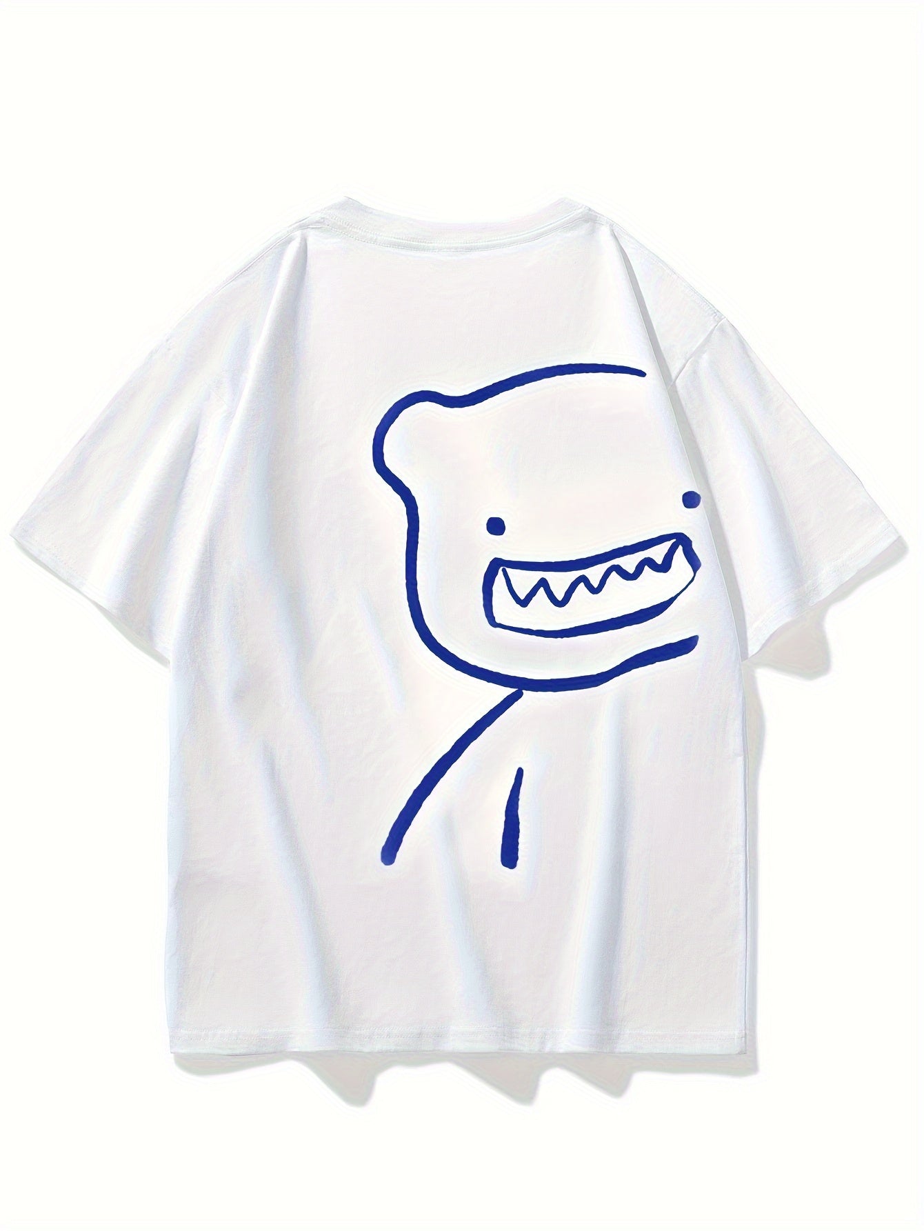 Herren Oversize T-Shirt mit künstlerischem Bärenmotiv und modernem Streetwear-Stil